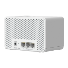 Système Wi-Fi Mesh Mercusys Halo H25BE (lot de 2) - Portée jusqu'à 460 m² - Débit jusqu'à 3 600 Mbit/s - Blanc
