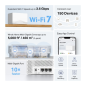 Système Wi-Fi Mesh Mercusys Halo H25BE (lot de 2) - Portée jusqu'à 460 m² - Débit jusqu'à 3 600 Mbit/s - Blanc