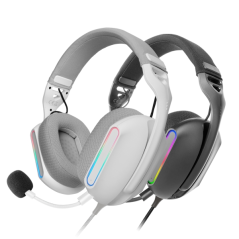 Casque gaming Mars Gaming MH-PRO - Câble de 180 cm - Coussinets d'air respirants - Commandes intégrées - Microphone intégré