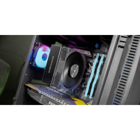 Refroidisseur de processeur Mars Gaming MCPU-X5 (280 W) - Ventilateur PWM 120 mm - 5 caloducs HCT - Fonctionnement