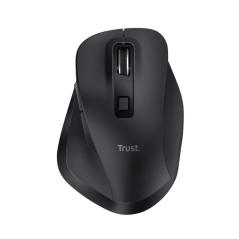 Souris sans fil multi-appareils Trust Fyda - Bluetooth - 2400 dpi - 6 boutons - Noire