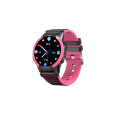 Montre connectée Savefamily Slim pour enfants avec GPS et appels - IPX7 - Caméra latérale - Écran IPS 1,28" - Rose