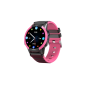 Montre connectée Savefamily Slim pour enfants avec GPS et appels - IPX7 - Caméra latérale - Écran IPS 1,28" - Rose