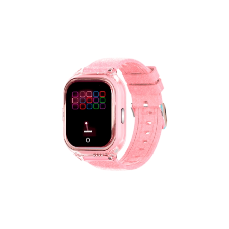 Montre connectée Savefamily Enjoy pour enfants avec GPS et appels - IP67 - Écran IPS 1,4" - Batterie 650 mAh - Rose
