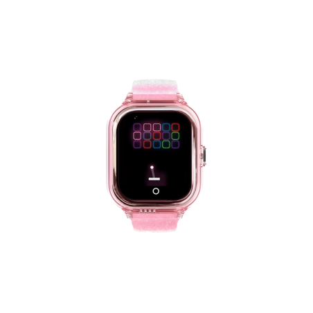 Montre connectée Savefamily Enjoy pour enfants avec GPS et appels - IP67 - Écran IPS 1,4" - Batterie 650 mAh - Rose