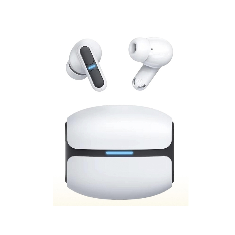 Casque Bluetooth 6.0 Leotec TWS Gaming Nebula Fit - Étui de chargement - Blanc