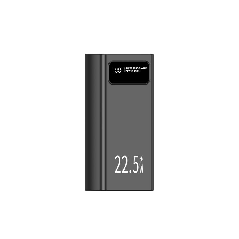 Batterie externe Leotec 30 000 mAh PD 22,5 W - Couleur noire
