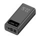 Batterie externe Leotec 30 000 mAh PD 22,5 W - Couleur noire