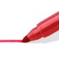 Staedtler Noris 340 Lot de 12 marqueurs grand format – Course 3 mm environ – Facilement lavable – Encre à base d'eau – Couleurs