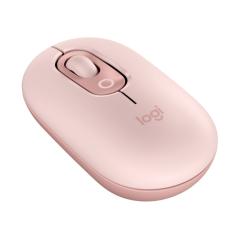 Souris sans fil Logitech POP 1000 dpi - 4 boutons - Multi-appareils - Rose