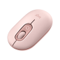 Souris sans fil Logitech POP 1000 dpi - 4 boutons - Multi-appareils - Rose
