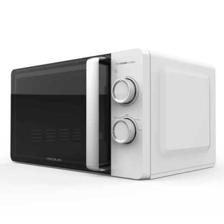 Micro-ondes à plat Cecotec Proclean 3010 sans plateau tournant - Puissance 700 W - Capacité 20 L - Revêtement céramique