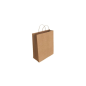 LOT de 25 Sac en papier kraft Bismark - Dimensions : 24 x 8 x 18 cm - Marron