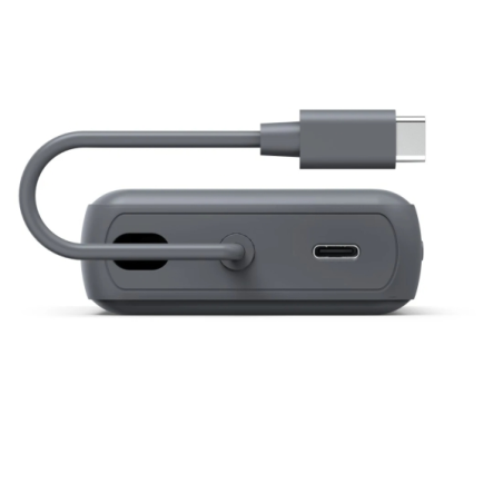 Batterie externe de voyage Hama 10 000 mAh - Lithium-polymère - USB-C - Câble intégré - Charge rapide - 2 ports de sortie