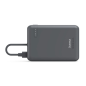 Batterie externe de voyage Hama 10 000 mAh - Lithium-polymère - USB-C - Câble intégré - Charge rapide - 2 ports de sortie