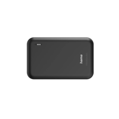 Batterie externe Hama 10 000 mAh - Lithium-polymère - USB-C - USB-A - Charge rapide - 2 ports de sortie - Indicateur de charge