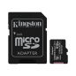 Carte microSDXC Kingston 512 Go Classe 10 100 Mo/s Canvas Select Plus + adaptateur SD