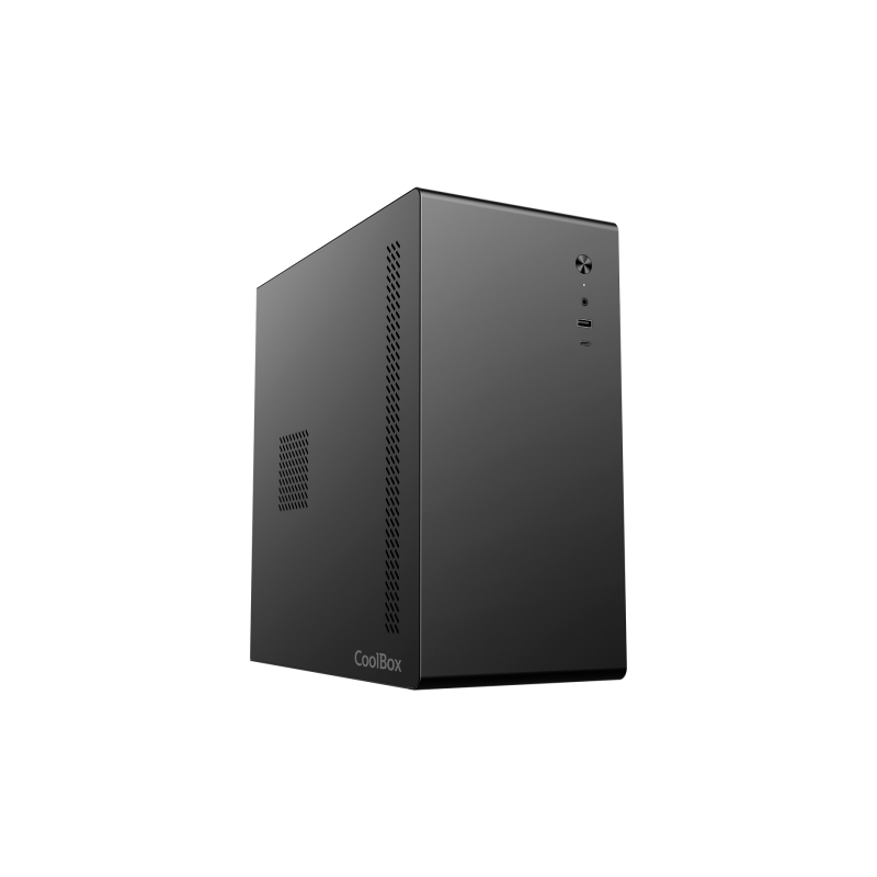 Boîtier tour MicroATX Coolbox M640C - Tailles de disque prises en charge : 3,5 po et 2,5 po - USB-A 3.2 Gen1, USB-C 3.2 Gen1 et