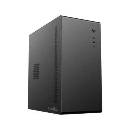 Boîtier tour MicroATX Coolbox M640C - Tailles de disque prises en charge : 3,5 po et 2,5 po - USB-A 3.2 Gen1, USB-C 3.2 Gen1 et