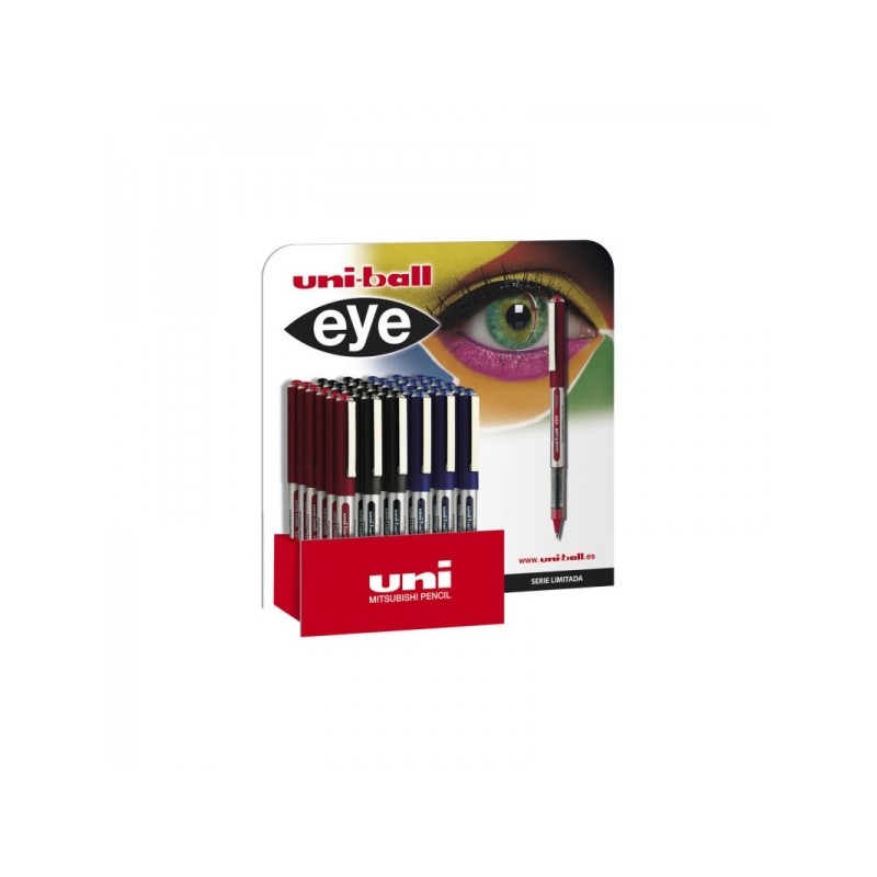 Stylos à encre liquide Uni-ball Eye Micro UB-150 - 0,5 mm - Présentoir 36

