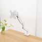 Support de bureau articulé Tooq pour écrans 13"-34" - Pivotant et inclinable - Gestion des câbles - Poids max. 10 kg - VESA 100