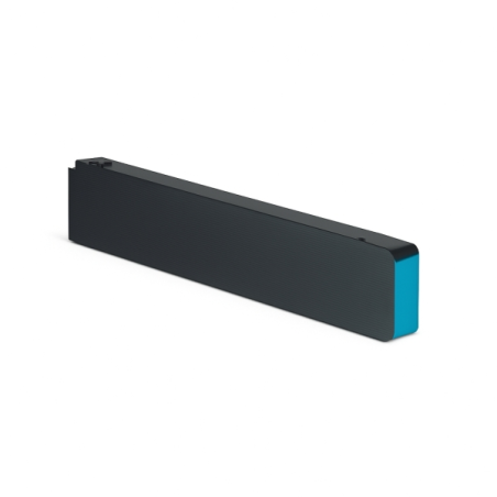 barre de son noire accent bleu