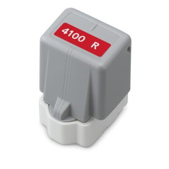 cartouche grise étiquette rouge 4100R