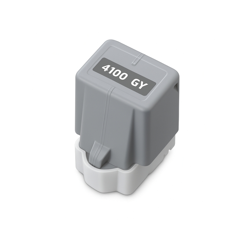 Cartouche d'encre pigmentée grise Canon PFI4100 compatible