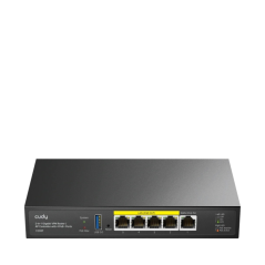 Routeur VPN Cudy - Ethernet 1 Gbit/s - 4 ports PoE GbE - 60 W - Gère jusqu'à 200 points d'accès - USB 3.0 - Voyants LED