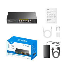 Routeur VPN Cudy - Ethernet 1 Gbit/s - 4 ports PoE GbE - 60 W - Gère jusqu'à 200 points d'accès - USB 3.0 - Voyants LED
