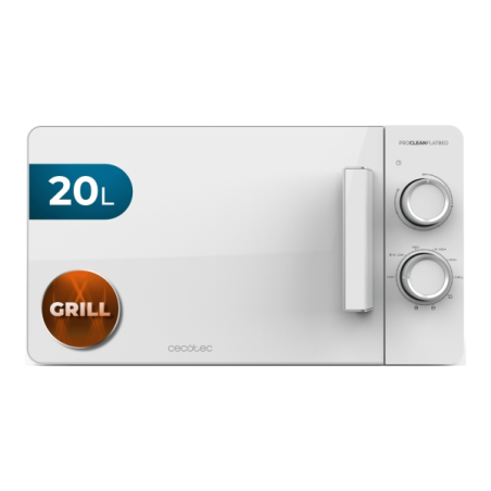 Micro-ondes à plat Cecotec Proclean 3120 sans plateau tournant - 700 W - Capacité 20 L - Grill 800 W - Technologie 3Dwave