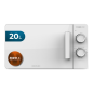 Micro-ondes à plat Cecotec Proclean 3120 sans plateau tournant - 700 W - Capacité 20 L - Grill 800 W - Technologie 3Dwave