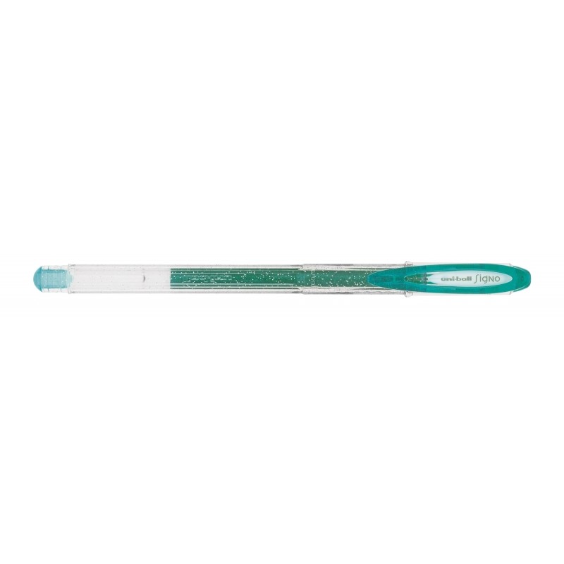 Stylo gel Uni-ball Signo Sparkling vert 1mm - Lot de 12
