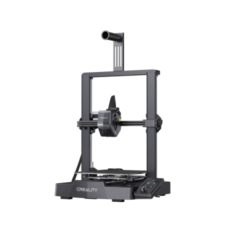 Imprimante 3D ouverte Creality Ender-3 V3 SE - Volume 22 x 22 x 25 cm - Axes Y et Z avec double guidage linéaire - Nivellement