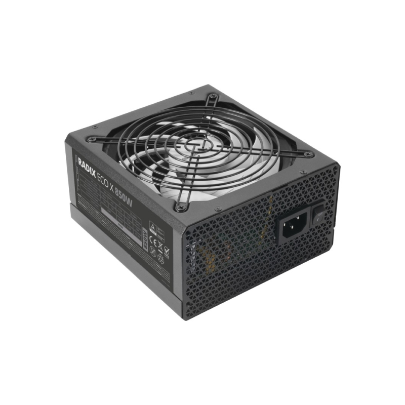 Alimentation Tacens Radix Eco X 850 ATX 850 W - PFC actif - Ventilateur 140 mm 12 dB - 80 Plus Silver - 160 x 150 x 85 mm - Noir