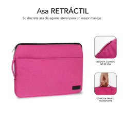 Housse Subblim Urban pour ordinateur portable de 13,3" à 14" - Protection élégante et fonctionnelle - Tissu polyester 600D