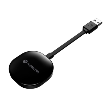 Adaptateur sans fil Android Auto Motorola MA1 - Wi-Fi - Bluetooth 5.0 - Noir