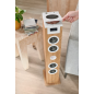 Tour de son Thomson DS121CD - Puissance musicale 60 W - Couleur bois/blanc