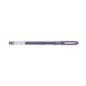 Roller gel Uni-ball Signo Noble Metal violet 0,8 mm - lot de 12