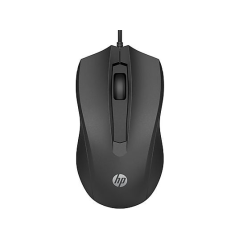 Souris USB HP 105 - Capteur optique 1600 DPI - Design ergonomique ambidextre - 3 boutons et molette de défilement - Légère et