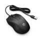 Souris USB HP 105 - Capteur optique 1600 DPI - Design ergonomique ambidextre - 3 boutons et molette de défilement - Légère et