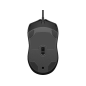 Souris USB HP 105 - Capteur optique 1600 DPI - Design ergonomique ambidextre - 3 boutons et molette de défilement - Légère et