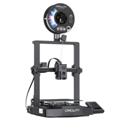 Imprimante 3D ouverte Creality Ender-3 V3 KE - Volume 22 x 22 x 24 cm - Double ventilateur - Boîtier en métal - Rail linéaire