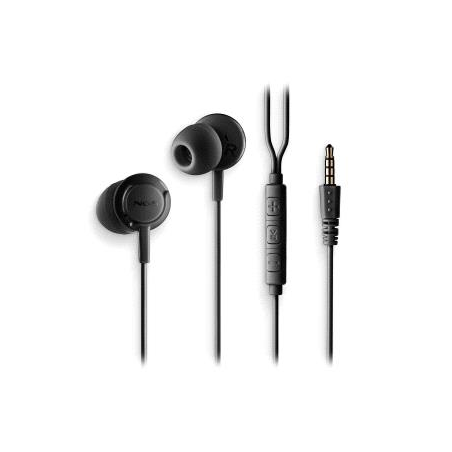 Écouteurs intra-auriculaires NGS CROSS DRIFT avec microphone - Jack 3,5 mm - Bouton multifonction - Couleur noire