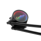Kit de refroidissement liquide Coolbox Infinite Liquid120 - ARGB - TDP 180 W - Compatibilité universelle - Noir