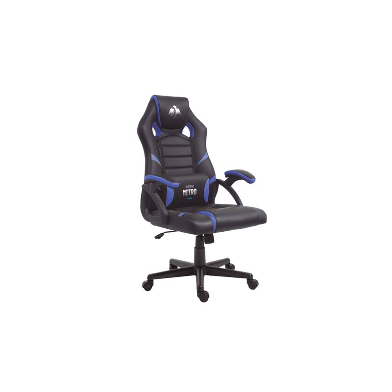Chaise Gaming Cromad - Matériaux Premium - Roues en Nylon - Piston Classe 2 - Hauteur Réglable - Coussin Lombaire