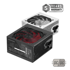 Alimentation Mars Gaming MPIII550P 550W ATX - Ventilateur 12 cm - Silencieuse grâce à la technologie AI-RPM - 14 dB - Couleur