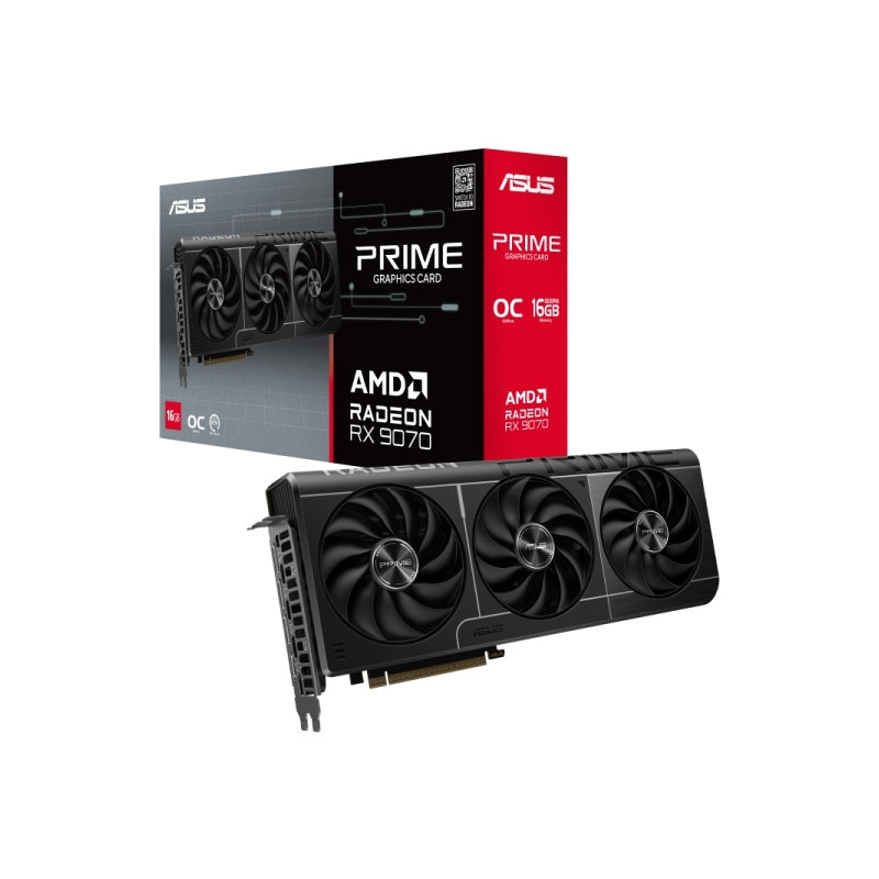 Carte graphique Asus Prime Radeon RX 9070 OC Edition 16 Go GDDR6