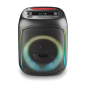 Enceinte Portable NGS Wild Swag Go 80W TWS Bluetooth 5.0 - Autonomie jusqu'à 10h - Entrée USB et Aux - Eclairage LED - Couleur