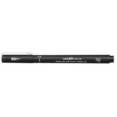 ✅ LOT de 12 Stylo marqueur calibré Uni-ball PIN 06 - Pointe polyacétal 0,6 mm - Encre résistante à l'eau et en stock